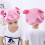 Shower Cap Double Layer Waterproof Cute Washing Cap Children's Bath Cap for Head 4