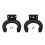 2 Pcs Universal Wireless Microphone Hook Holder Stands Wall Hanger Rack Clip Clamp Brackets Wall Mounted 4