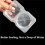 Double Compartment Condiment Container with Lids - 3 Oz 2 Compartment Snack Containers Reusable Sauce Containers 30PCS 5