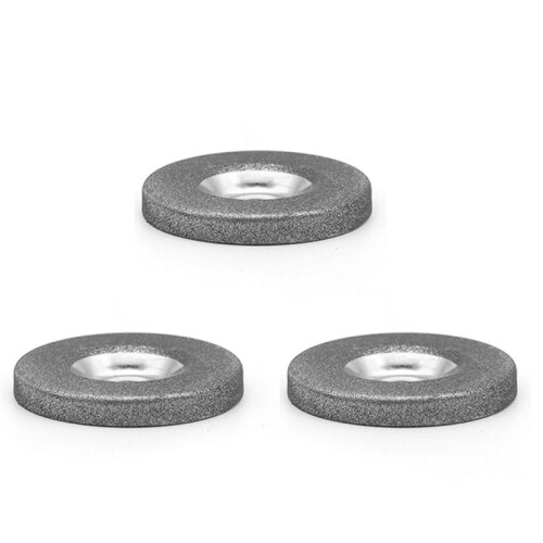 6Pcs 56mm Diamond 180/320/600 Grinding Wheel Circle Disc for Electric Multifunctional Sharpener Grinder Sharpening 1