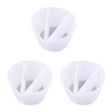 3X Wiederverwendbare 3 Kanal Split Farbe Mischen Becher für Malen, Mach Es Selbst, Harz GießEn, Malerei Werkzeug Teile, DIY Zeichnung ZubehöR Teile