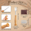 Bread Cutter Bread Lame Bread Scoring Tool Dough Bread Scoring Knife Tool With 5 Blades Leather Cover 2