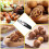 2X Nut Cracker Heavy Duty Nut Shell Opener Multipurpose Walnut Cracker for Walnut Hazelnut Almonds Pecan Seafood 2