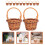 36X  Woven Baskets Miniature Flower Baskets Miniature Flower Baskets Small Easter Candy Gift Baskets 7