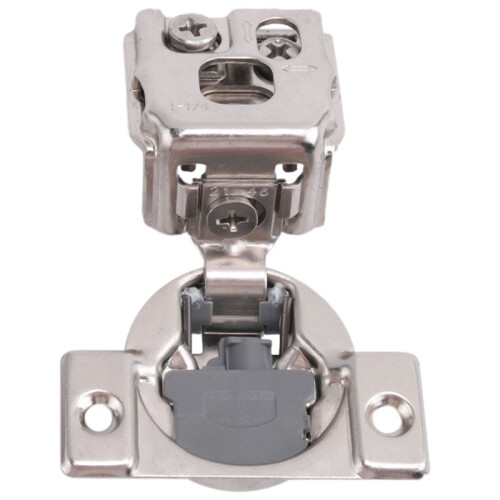 10 Pack 1-1/4 Inch 3D Overlay Soft Close Concealed Hinges for Face Frame Door, Control Closing Speed,105 Open Angle 2
