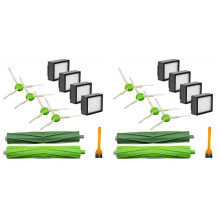 2 Conjunto para I e e Series I7 I7+ I8 I3 I6+ E5 E6 E7 Filtro de Escova Principal Escova Lateral Acessórios para Aspirador de Pó