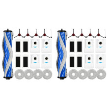 2 Set for Deebot T30S / T30S PRO Robot Vacuum Cleaner: Main Side Brush, Dust Bag, and Mop Cloth Accessories