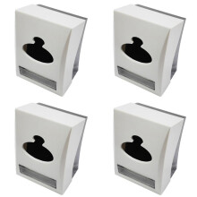 4X Table Top Restaurant Tissue Dispenser Napkin and Toothpick Holder Paper Roll Holder for Hotel