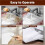 30 Pack Silicone Dehydrator Sheets, Mesh Dehydrator Trays, Non-Stick Fruit Leather Trays, Suitable for Dried Meat 5
