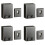 4X Retractable Clothesline Stainless Steel Pull-Out Clothes-Drying Machine Rope Space-Saving Clothes Drying Rack, Black 1