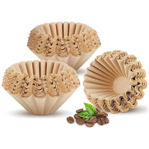 600 Stück 1-4 Tassen Kaffeefilter Kleine Kaffeepapierfilter Einweg-Korbfilter 2