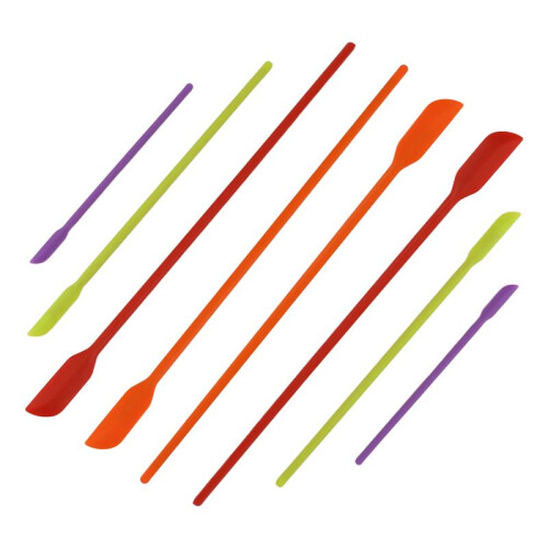 Silicone Spatulas, 8 Pack Small Silicone Makeup Spatulas Last Drop Spatula Scrapers  Jar Scraper for Kitchen