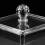 Storage Box Acrylic Square Canister for Storage Use 4