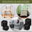 Furniture Risers Adjustable Bed Risers 1.38In Stackable Heavy Duty Bed Lifts Risers Square Bed Raising Blocks 64 Pcs 6