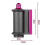 Compatible With  Dyson Airwrap Hs01/hs05 Anti-flying Wind Nozzle Rose Red 2