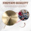 22cm Hand Gong Brass Copper Chapel Opera Percussion with Round  Hammer 7