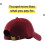 Low Profile Cotton Cap Men Ladies Baseball Cap Dad Hat Adjustable Unstructured Plain Cap(Burgundy) 5