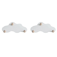 2X Onregelmatige Wolkvorm Acryl Cosmetische Lade Transparante Oorbellen Sieraden Display Rack Desktop Organizer, Displaystandaard