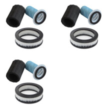 6x Filtro de Substituição Compatível para Acessórios de Aspirador Sem Fio NEC222 HyperClean Peça de Substituição Z0801 Z0901