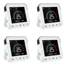 4X Tuya Life New WiFi Thermostat DC5V Air Conditioner IR Remote Control Timer Temperature Humidity Sensor