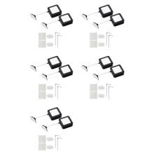 Retractable Remote Control Tethers, Remote Cable Lock , 6.6Ft /2M Remote Control Security Lock for TV and DVD 10 Pcs