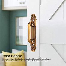 10Pcs European Style Door Handle,Door Pull Handle, Metal Sliding Door Handle for Cabinet Drawer Cupboard Accessory