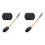 2X Back Lotion Applicator with Long Handle and 8 Replaceable Pads, Ideal for Young People and the Elderly-Black. 1