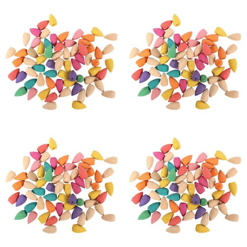 400pcs Reflux Incense Cones Aromatherapy Lavender Rose Jasmine