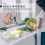20 Pack Dish Drying Mat Absorbent Drying Mat Machine Washable Dish Drying Mats for Kitchen Counter Large (Grey Vine) 2