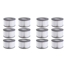 12 PCS Replacement Filter Cartridges for MSpa Filters for MSpa Models From 2020 for Inflatable Pools