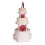 24Pcs White Small+Large Plastic Cake Pillars,Wedding Cake Pillars Stand,Fondant Cake Support Mold 3