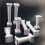 24Pcs White Small+Large Plastic Cake Pillars,Wedding Cake Pillars Stand,Fondant Cake Support Mold 4
