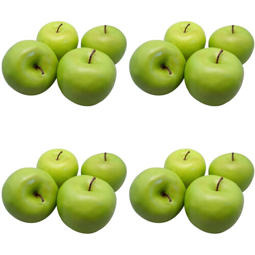 16  Artificiale Verde Mele Frutta 1
