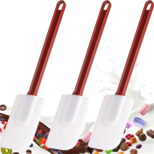 9Pack Espátulas de Silicone Resistente Ao Calor, Espátula de Silicone, Espátula de Raspador de Borracha 10 Polegadas, Uso de Cozinha A 2