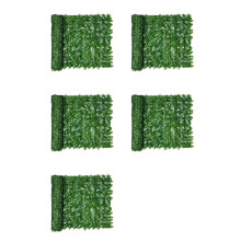 5X Artificial Leaf Privacy Fence Roll Wall Landscaping Fence Privacy Fence Screen Outdoor Garden Backyard Balcony Fence