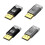 Adaptateur d'affichage DP de durabilité avec prise en-Gris 4K 7