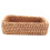 5X Hand-Woven Rectangular Rattan Wicker Basket Fruit Tea Snack Bread Picnic Cosmetic Storage Box-S 2
