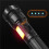 2pcs X75 High Power P50 LED Flashlight with Power Indicator USB Rechargeable for Camping Hiking Emergency 5