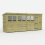 16 x 4 Pent Shed Tanalised (Single Door, With Windows) 2