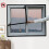 Self-Adhesive Mosquito Net for Windows, Easy Install No-Drill Curtain, Multi-Size 150x150cm 3