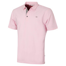(XXL, Baby Pink) Calvin Klein Mens 2026 Prep Campus Oxford Pique Golf Polo Shirt