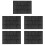 5X Silicone Hamburger Bread Forms Perforated Bakery Molds Non Stick Baking Sheets Fit Half Pan Size 1