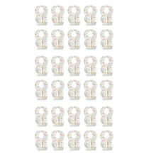 30 Pcs Baby Disposable Bibs Non-Woven Fabric Baby Toddler Bibs Feeding Saliva Apron Paper Bibs Portable Bibs
