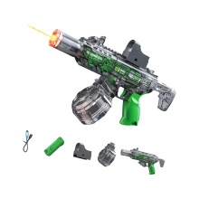 Automatic Sensor Light Water Pistols Splashes Shooter-Green