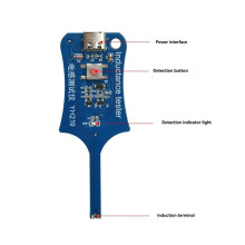 YH219 Inductance Tester Motherboard Coil Tester Inductor Detector Tool Electromagnetic Induction Quick Fault Check