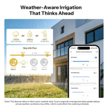 Zigbee Water Valve with Flow Meter G3/4 Automatic Irrigation Timer Water Data Insights App Remote Control