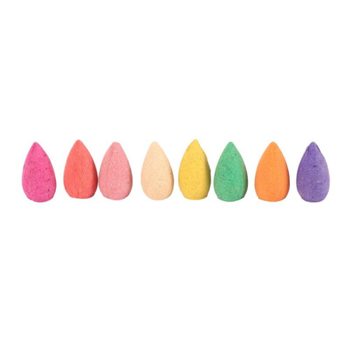 400pcs Reflux Incense Cones Aromatherapy Lavender Rose Jasmine 2