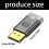 Adaptateur d'affichage DP de durabilité avec prise en-Gris 4K 9