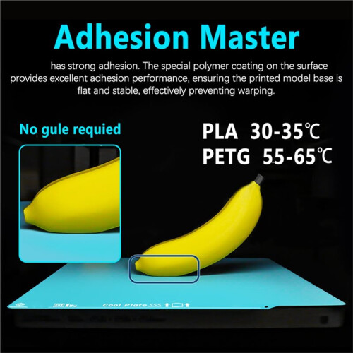 For Bambu-Lab A1  3D Printer Glacier Build Plate Double Sided Textured Spring Steel Plate Cooling Plate