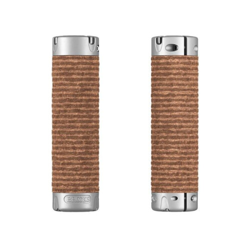 Griffe und Bar-Ends Brooks BLG2LL0A27203 - Plüschledergriffe (130+130mm) - Honig
